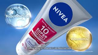 NIVEA SUPER 10 - SÁNG DA, MỜ THÂM VỚI 150X VITAMIN C VÀ NIACINAMIDE