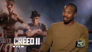 Creed 2: Michael B. Jordan with Chuey Martinez *CHUEYTV*