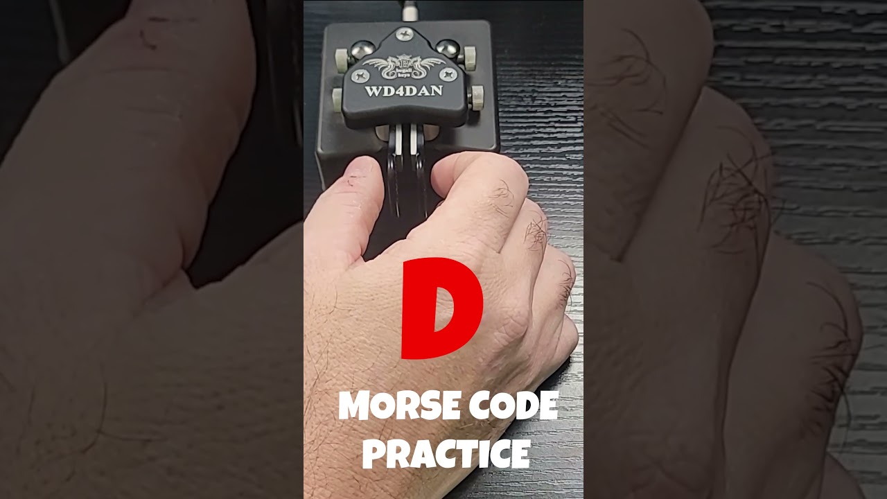 Morse Code Learning/Practice: Letter D