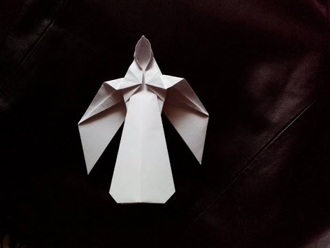 Схема оригами ангелочек