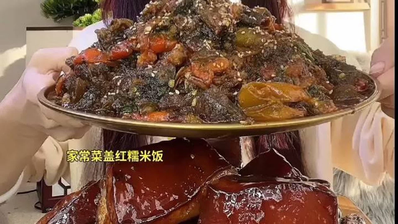 ASMR MUKBANG | 红盘珍馐美，香气扑鼻来。