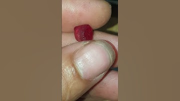Tinh thể Spinel Lục Yên đỏ đẹp lên nhẫn nam sáng giá 680k #gem #ruby #gemstone $Spinel