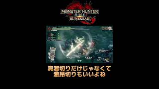 【モンハン】真溜切りだけじゃなくて激昂切りもいいよね #モンハン #モンハンサンブレイク #大剣