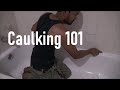 How to caulk a bathtub or bathroom