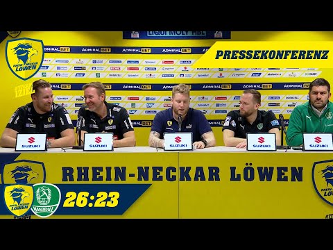 Rhein-Neckar Löwen vs. SC DHfK Leipzig 26:23 - die Pressekonferen
