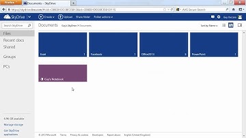 Getting Started with Office 2013 Tutorial | Using OneNote 2013 in the Cloud