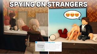 видео: Я шпионил за незнакомцами с помощью двусторонних зеркал в Блоксбурге картинка: Я шпионил за незнакомцами с помощью двусторонних зеркал в Блоксбурге