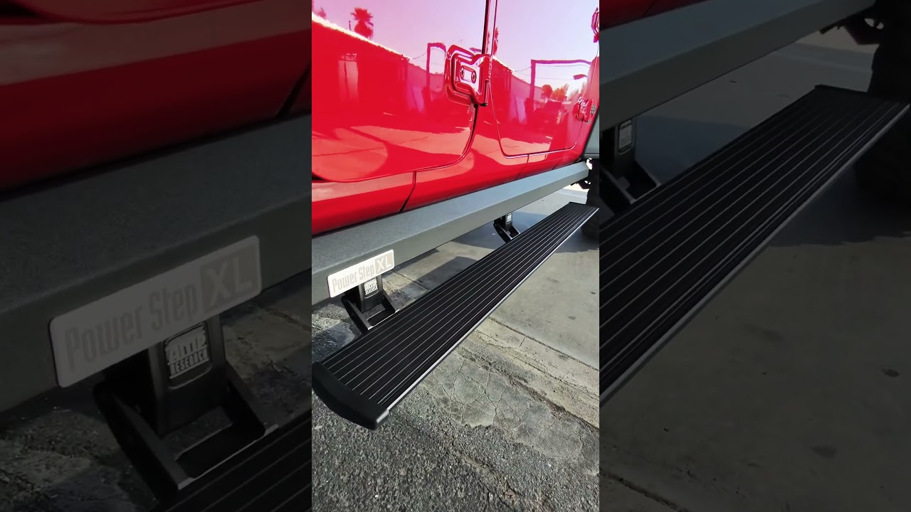 AMP Power Steps XL: Electric Running Boards On Jeep Wrangler