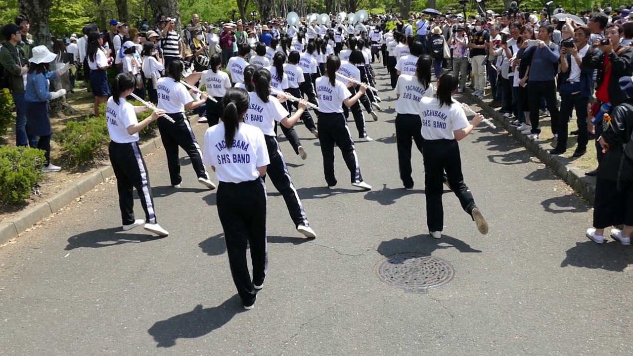 京都橘高等学校 吹奏楽部 @ ブラスエキスポ2019 パレード [FULL]