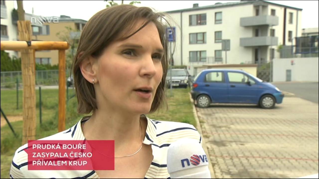 Krupobití  Komárov