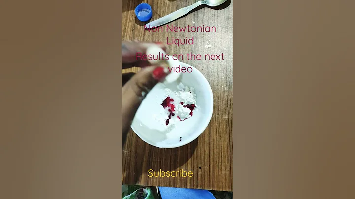 Non Newtonian liquid |Funny slime| Samriddhi's channel| Subscribe ❤