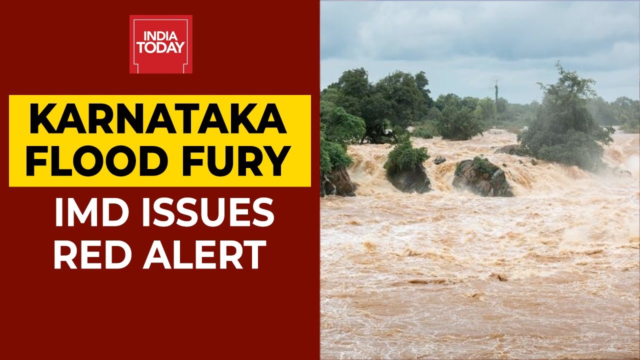 Karnataka Flood Fury: IMD Issues Red Alert In The 7 Districts, CM Releases Emergency Funds