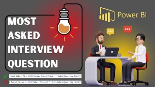 Mastering the SUMX Function in Power BI | Most Asked Interview Question Explained!