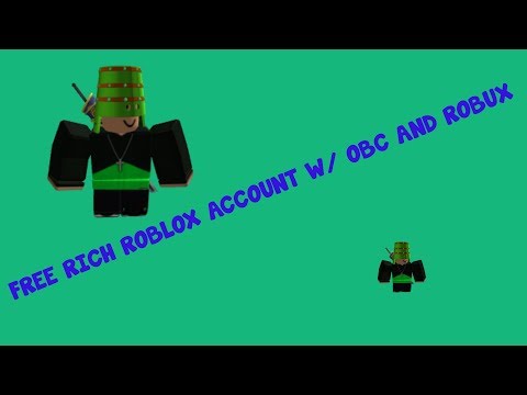 Roblox Account Giveaway With Robux And Obc Robux Generator Working - giveaway giving away a unverified roblox obc account