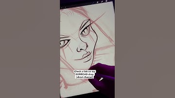 Line art process video in Procreate #lineart #digitalart #digitalsketch #procreate