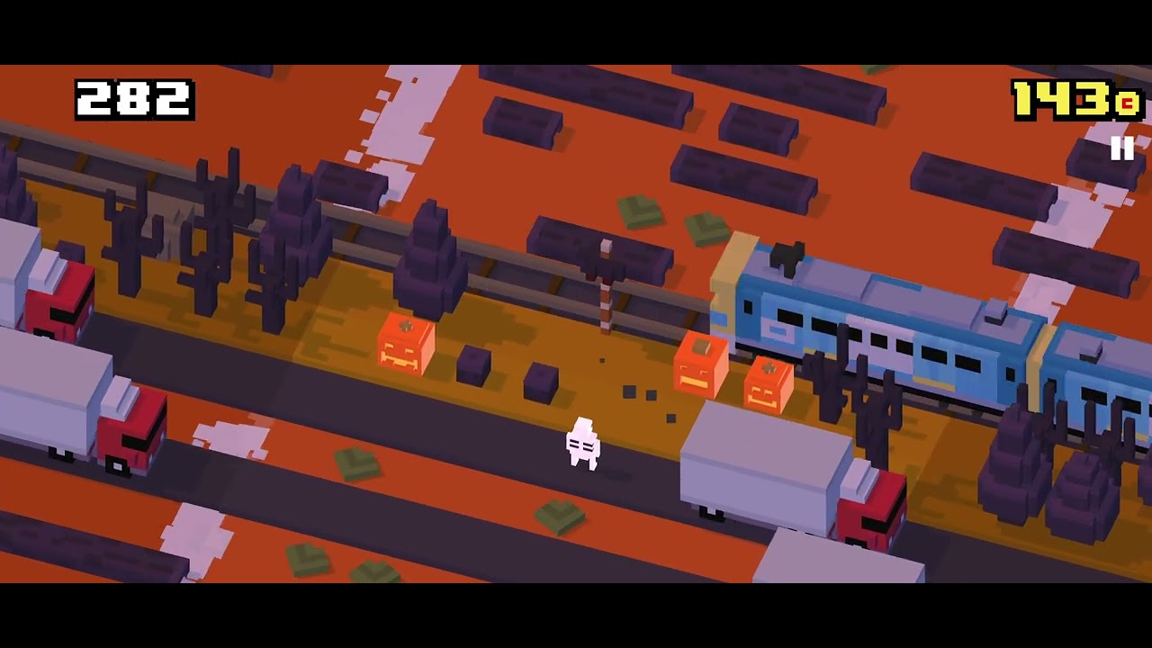 A Perfect 580 Score Crossy Road Walkthrough 14 YouTube