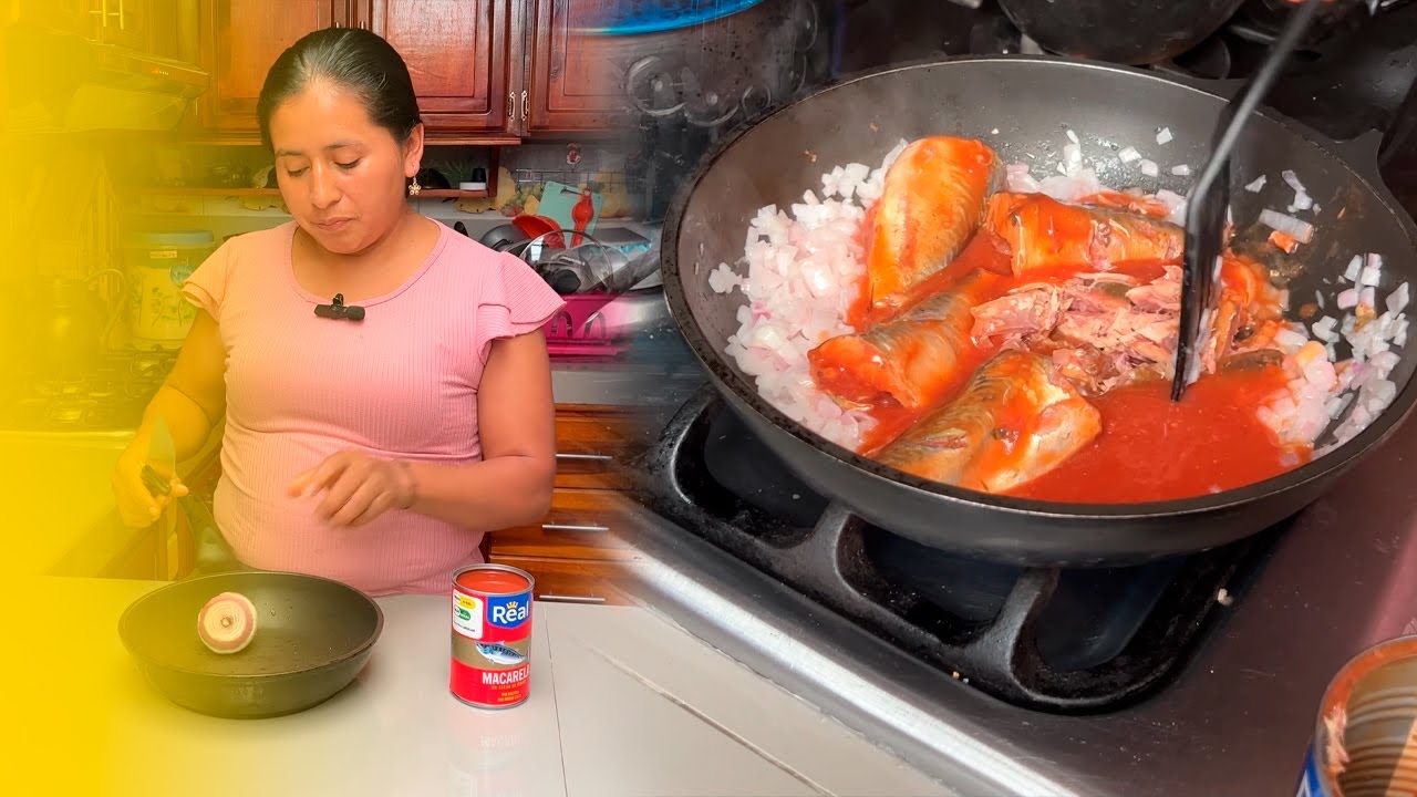 Preparando sardina frita al estilo de Doña Viky