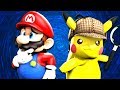 SMG4: Detective Mario &  Pikachu