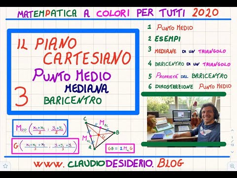 Video: Come Trovare La Mediana Di Un Triangolo