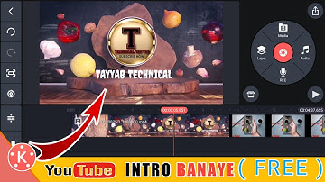 How to Make 3D Intro For YouTube in Kinemaster Free on Android |Intro Kaise Banaye |Tayyab Technical