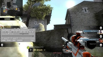 CS:GO Amazing flick shot with AWP