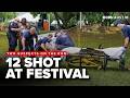 Festival turns into traumatic experience after a dozen people injured in mass shooting