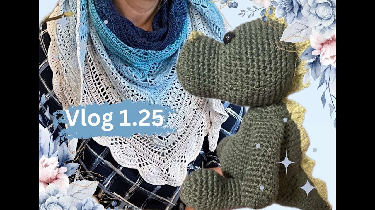 Влог_1/25: Вязание платка с градацией и простая жизнь в Германии