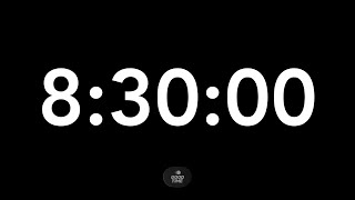 8.5 Hour Classic Countdown Timer | Simple, Big Bold Numbers, Easy to Read, End Alarm | Good Time