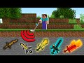 SWORD WHICH NOOB CAN FOUND WITH METAL DETECTOR MINECRAFT NOOB VS PRO BATTLE