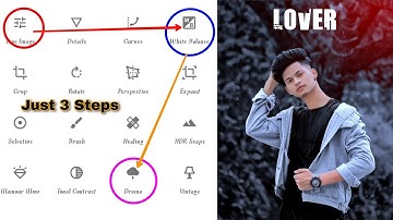 Snapseed 3 step photo editing | dark and blue effect 🔥 | Snapseed editing - hindi tutorial
