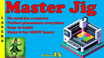 Diode Laser engraver master jig Longer Ray5 Easy to build perfect positioning honeycomb alignment