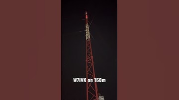W7IVK on 160m using abandoned AM broadcast antenna in Las Vegas near Nellis AFB/Former KXST/KDWN Tx