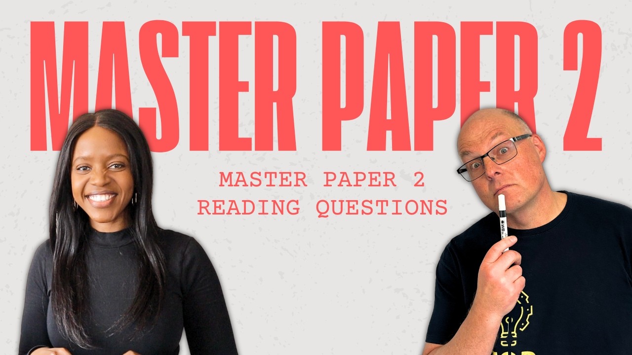 Master Paper 2 Reading Questions (ft. ⁨@FirstRateTutors⁩) - YouTube