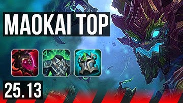 MAOKAI vs RIVEN (TOP) | EUW Master | 25.13