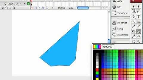 Flash Tools: Gradient Transform Tool