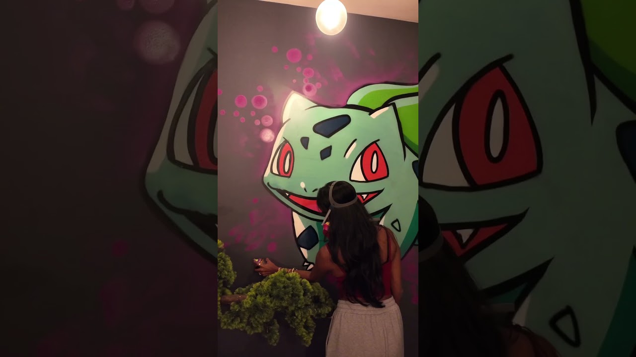 🎨 mural vlog // Episode 7  🇦🇺 bulbasaur mural 