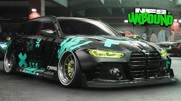 Need for Speed Unbound - 2023 BMW M3 COMPETITION TOURING Customization | Max Build 400+
