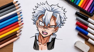 How to draw Sanemi | Step by Step tutorial
