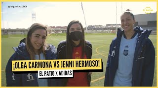 ¡OLGA CARMONA vs JENNI HERMOSO! Retamos a las jugadoras del Barça y del Real Madrid | El Patio