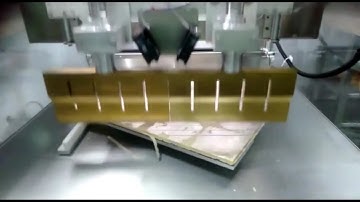 Ultrasonihc Kaju Katli Cutting Machine. @systemsautomation6210