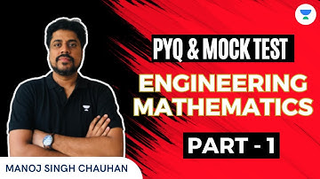 PYQ & Mock Test Part-1 | GATE 2024 | Engineering Mathematics | Manoj #unacademy