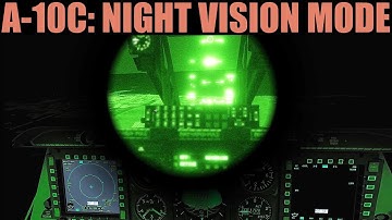 A-10C Warthog: Night Vision Cockpit Mode | DCS WORLD