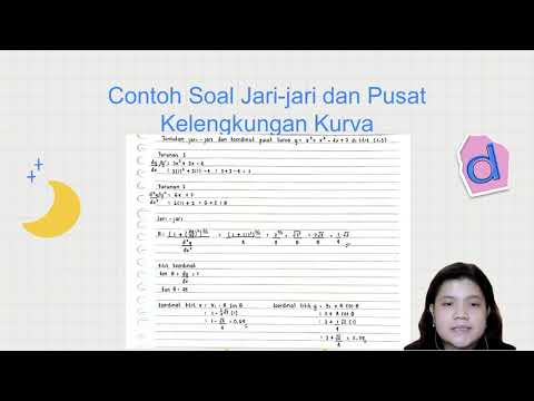 Video: Apakah formula jejari kelengkungan?