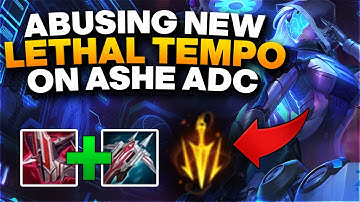 Ashe is insane with the new Lethal Tempo - Ashe ADC Gameplay