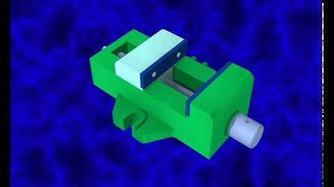 bench vice assembly animation