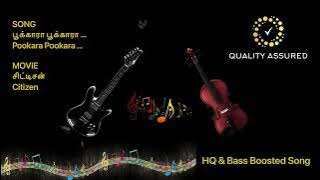 Pookara Pookara| Deva| HQ & Bass Boosted Tamil song from Citizen| Ajith Vasundhara