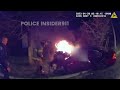 Hero Cop Rescues Teens from Fiery Crash | Driver Dies in Lansing Tragedy