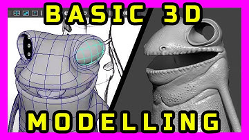 Frog  Part 02 - Character Modeling 3D tutorial for Beginners