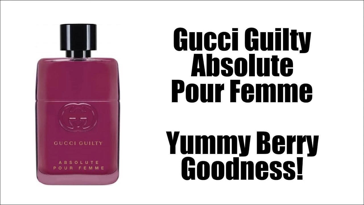 gucci guilty absolute pour femme notes