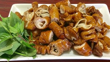 Cách Làm Lòng Heo Khìa Nước Dừa ngon ăn là nghiền, rất đơn giản dễ làm